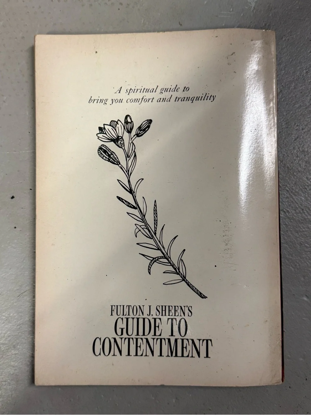 Fulton J. Sheen’s Guide to Contentment Paperback Vintage Catholic Inspiration